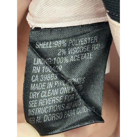 Tahari 2-piece Blazer Skirt Set Women’s 12 Black Pink Stripe Office Career - Picture 12 of 12